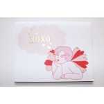 Valentine Cupid with Metallic Gold Embossed XOXO